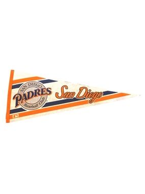 Vintage San Diego Padres Baseball Club Pennant